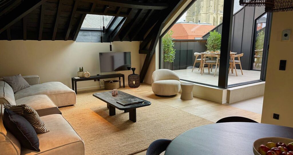 Penthouse suite at De Gulden Poorte Antwerp